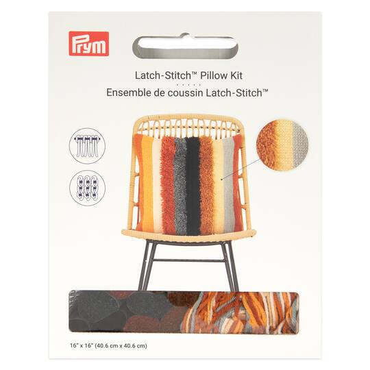Buy The Prym Latch Stitch Pillow Kit Boho Stripe At Michaels